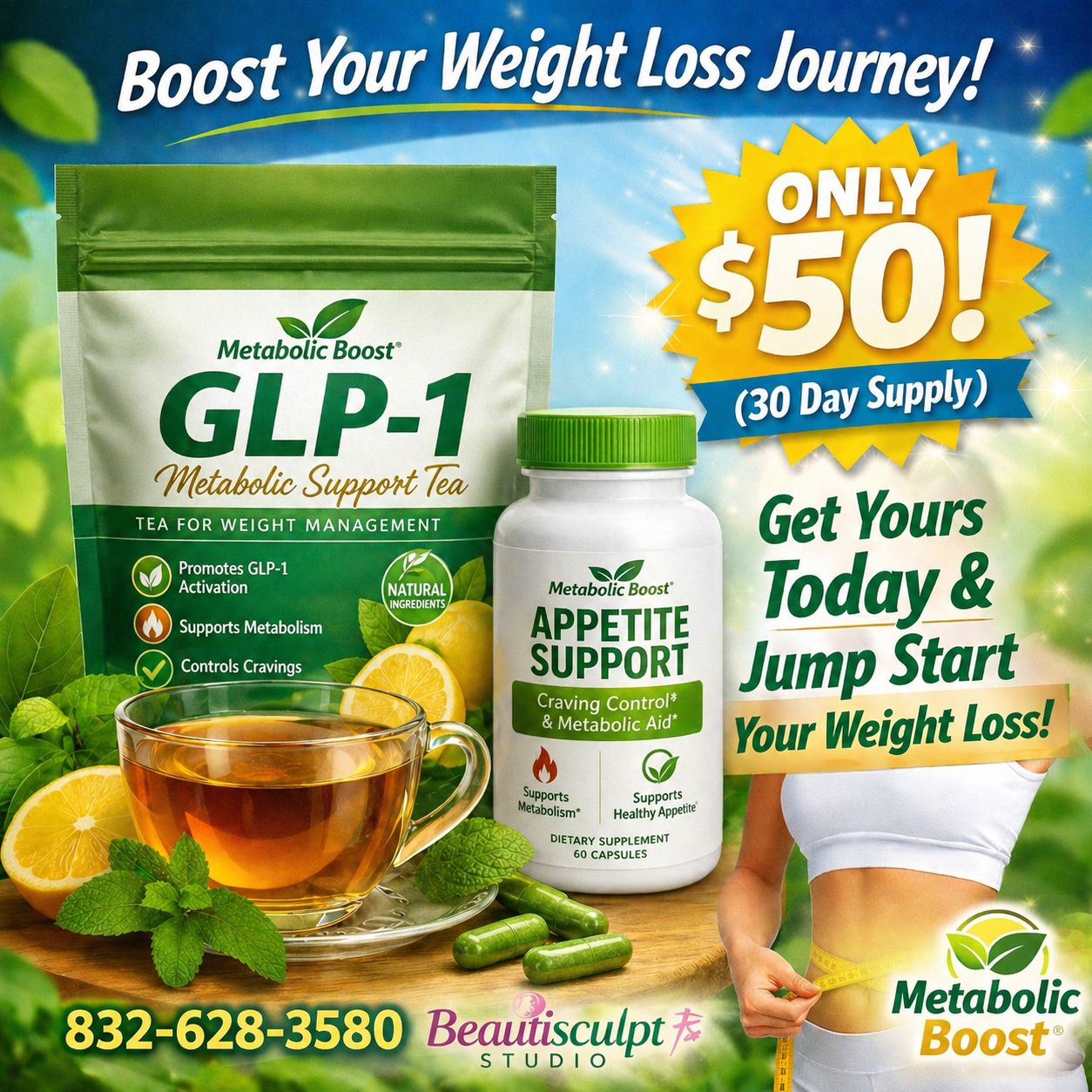 GLP support Tea with appetite support