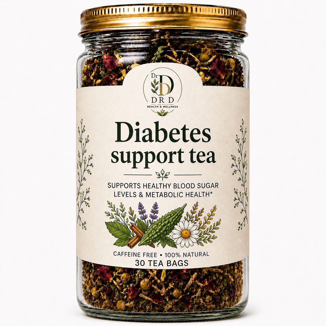 Diabetes support tea