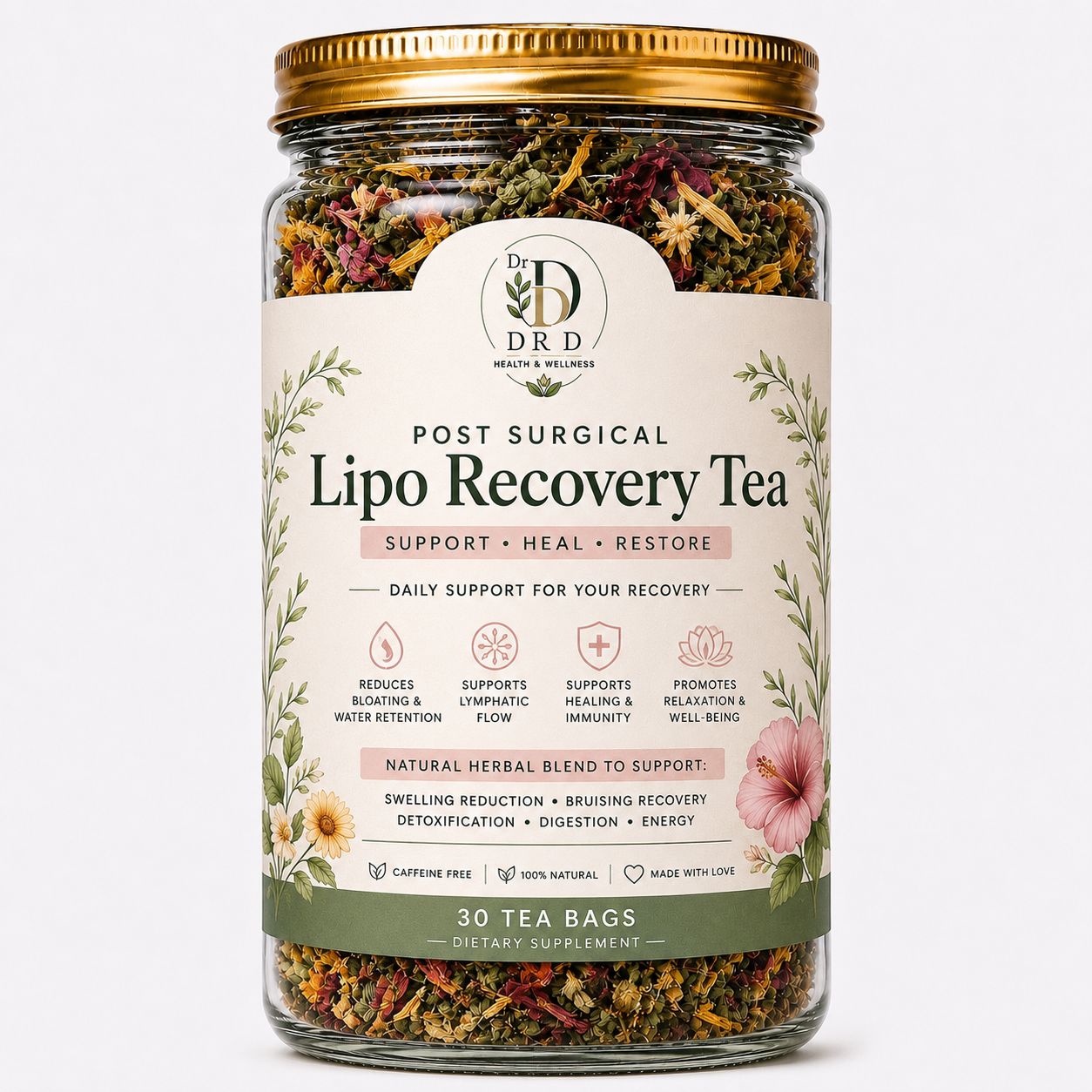 Lipo Recovery Support tea