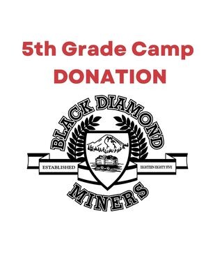 5th Grade Camp Donation