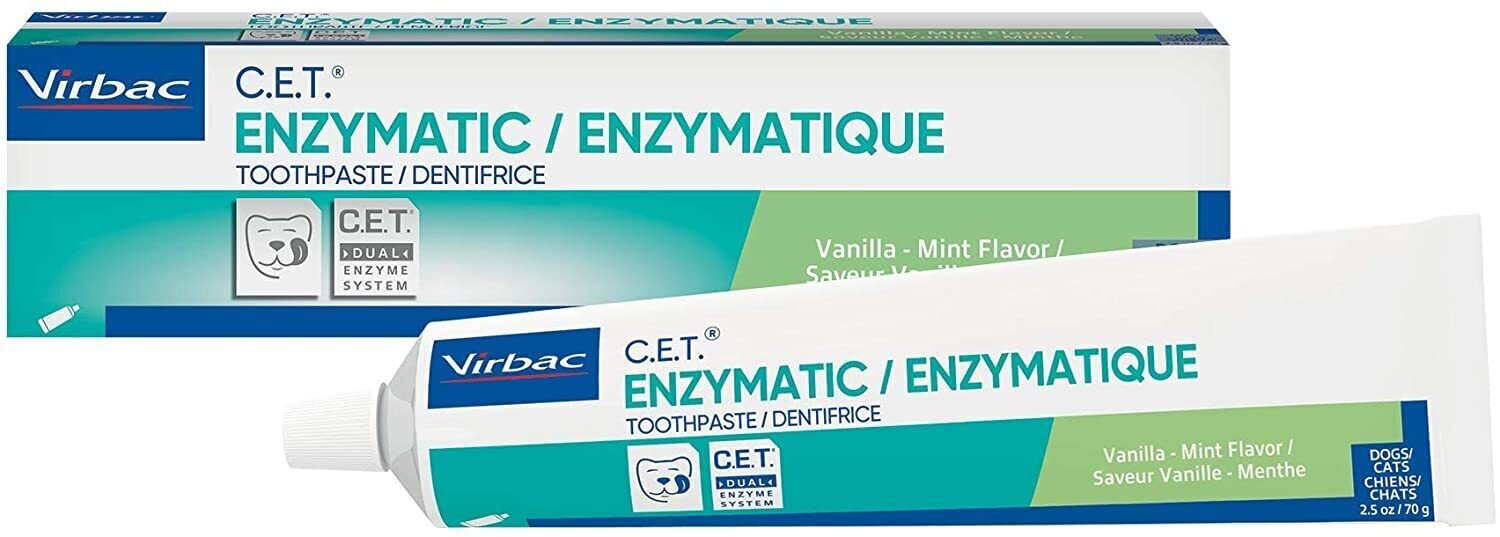 Virbac C.E.T. Enzyme Toothpaste Vanilla Mint 2.5oz