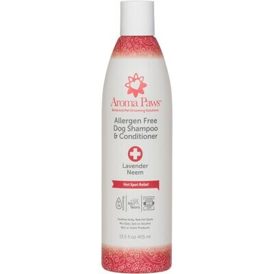 Aroma Paws 2 In 1 Allergen Free Lavender Neem 13.5oz