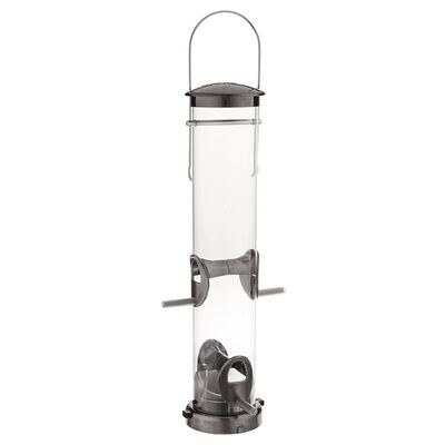 Aspects Quick Clean Base Feeder Brushed Nickel 1.25qt