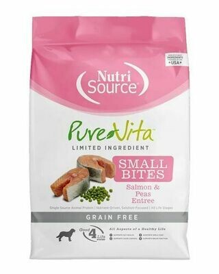 Pure Vita Salmon &amp; Peas SB 5lb (Clearance $23.99)