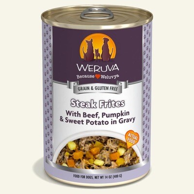 Weruva Dog Steak Frites 14oz
