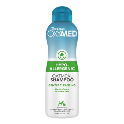 Tropiclean OxyMed Hypo-Allergenic Oatmeal Shampoo 20oz