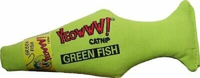 Yeowww!  Catnip Fish Green