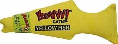 Yeowww!  Catnip Fish Yellow