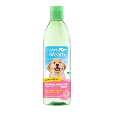 Tropiclean Fresh Breath Water Additive Puppy 16oz (Clearance $10.99)