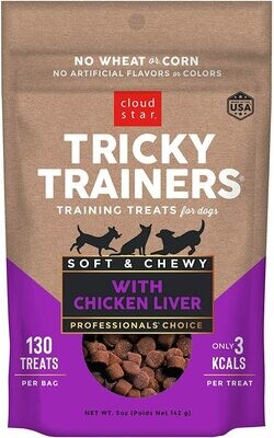 Cloud Star Tricky Trainers Soft &amp; Chewy Liver 5oz