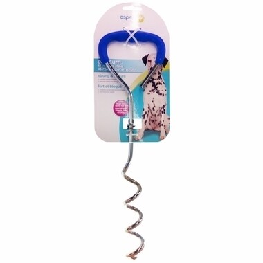 Aspen Pet Spiral Tie Out Stake 18&quot;