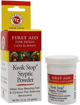 Kwik Stop Styptic Powder 1/2oz