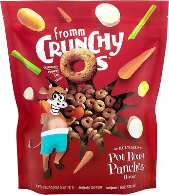 Fromm Crunchy O&#39;s Pot Roast Punchers 26oz