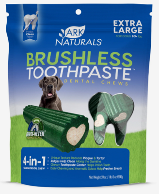 Ark Naturals Brushless Toothpaste Chews XL 24oz (Clearance $29.99)