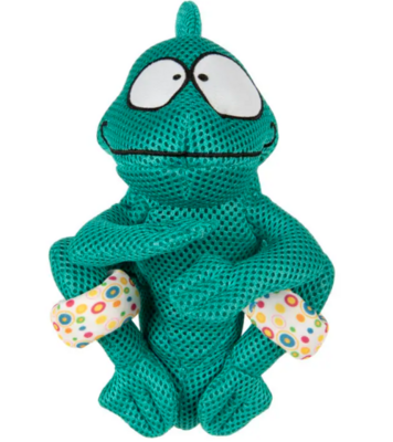 GoDog Double Chew Guard Chameleon Teal