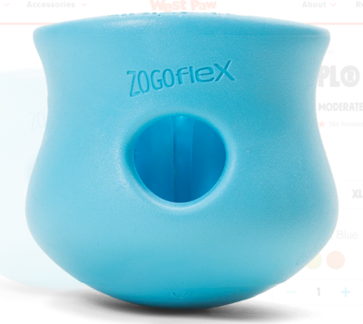 West Paw Toppl Aqua L