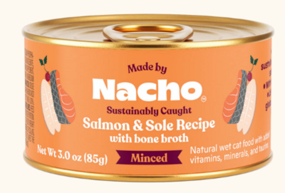 Made By Nacho Minced Salmon &amp; Sole 3oz (Clearance $2.09)
