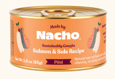 Made By Nacho Pate Salmon &amp; Sole  3oz (Clearance $2.09)