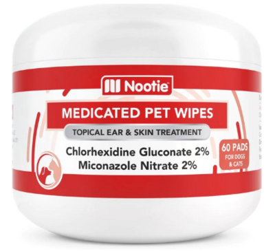 Nootie Medicated Pet Wipes 60ct
