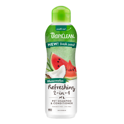Tropiclean Watermelon Refreshing 2 In 1 Shampoo &amp; Conditioner 20oz