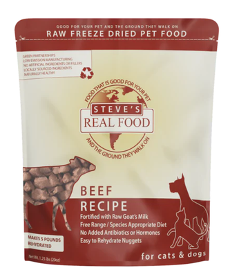 Steve&#39;s Real Food FD Beef 1.25lb