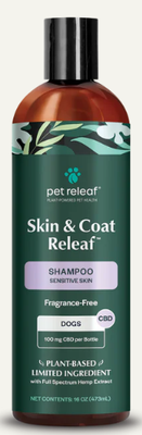 Pet Releaf Skin &amp; Coat Sensitive Skin Shampoo 16oz