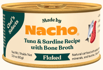 Made By Nacho Flaked Tuna &amp; Sardine Recipe 3oz (Clearance $2.19)
