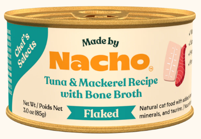 Made By Nacho Flaked Tuna &amp; Mackerel Recipe 3oz (Clearance $2.19)