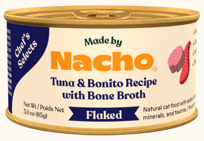 Made By Nacho Flaked Tuna &amp; Bonito Recipe 3oz (Clearance $2.19)