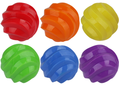 Multipet Ruff Spiral Ball 4&quot;