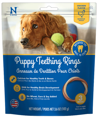 N Bone Puppy Teething Rings Chicken 3pk
