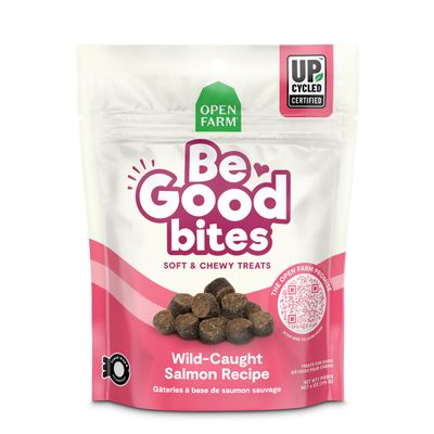 Open Farm Be Good Bites Soft &amp; Chewy Wild Salmon 6oz (Clearance 10.99)