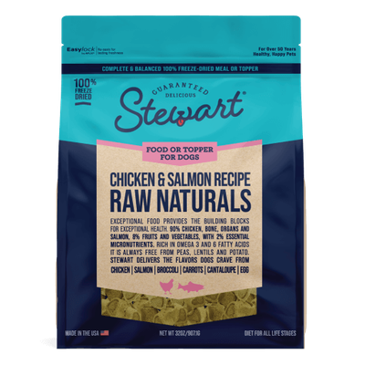 Stewart Raw Natural Chicken &amp; Salmon Recipe 8oz (Clearance $20.99)