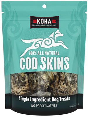 Koha 100% Natural Cod Skins 2.5oz (Clearance $11.99)