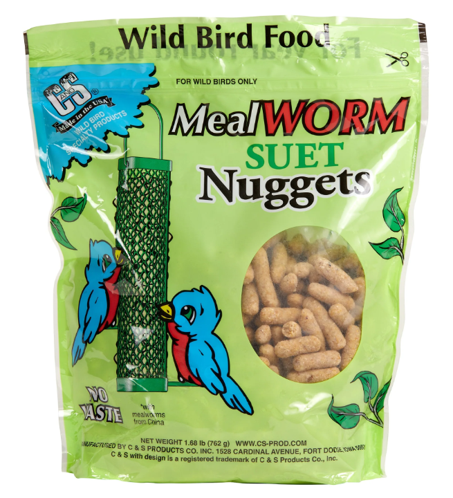 C and S Mealworm Suet Nuggets 1.68lb