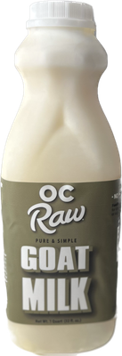 OC Raw Frozen Raw Goat Milk 1 Quart