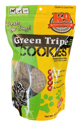 K9 Kraving Green Tripe Cookies 8oz