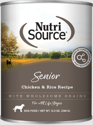 Nutrisource Senior Chicken &amp; Rice 12.3oz