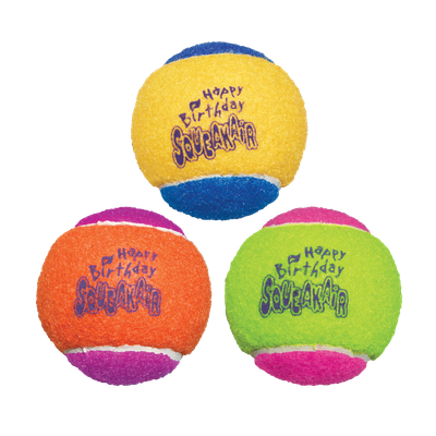 Kong SqueakAir Birthday Ball M 3pk