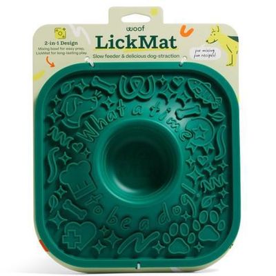 Woof Lick Mat Green