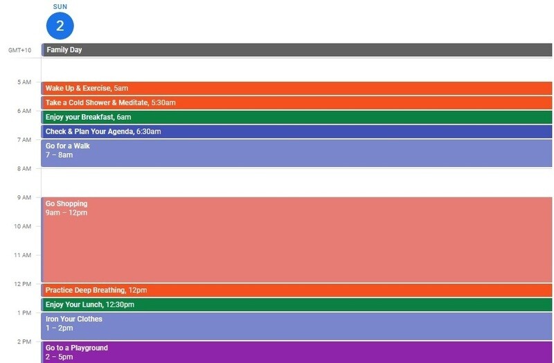 Success Calendar