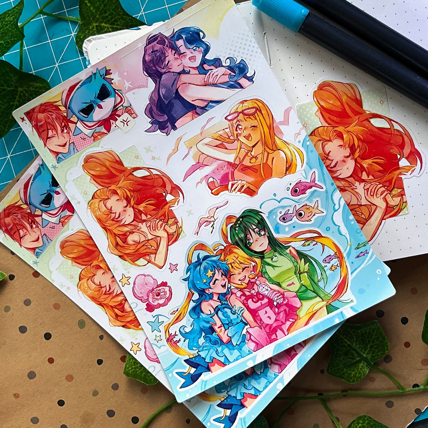 Mermaid Melody Sticker Sheet