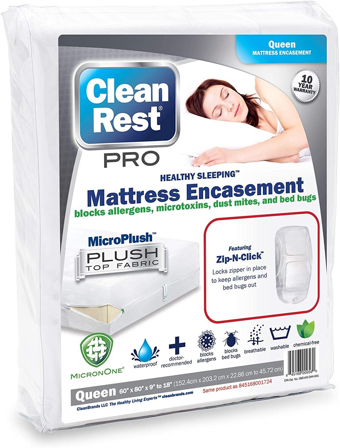 HOUSSE MATELAS PUNAISES DE LIT
(90/100 x 190)