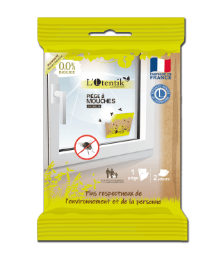 PIEGE FENETRE MOUCHES A BASE DE GLU NATURELLE L'OTENTIK