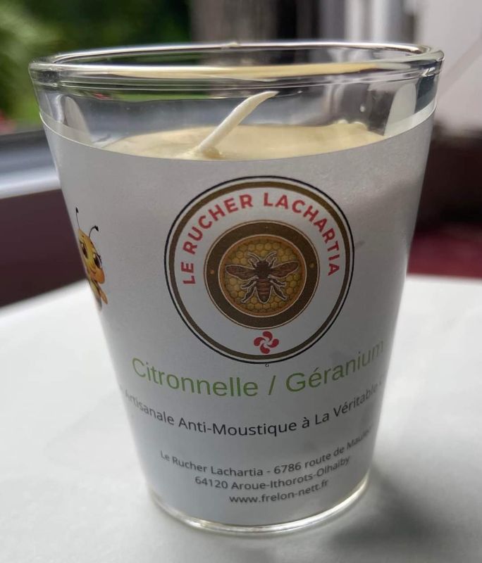 Petite Bougie Répulsive Moustiques