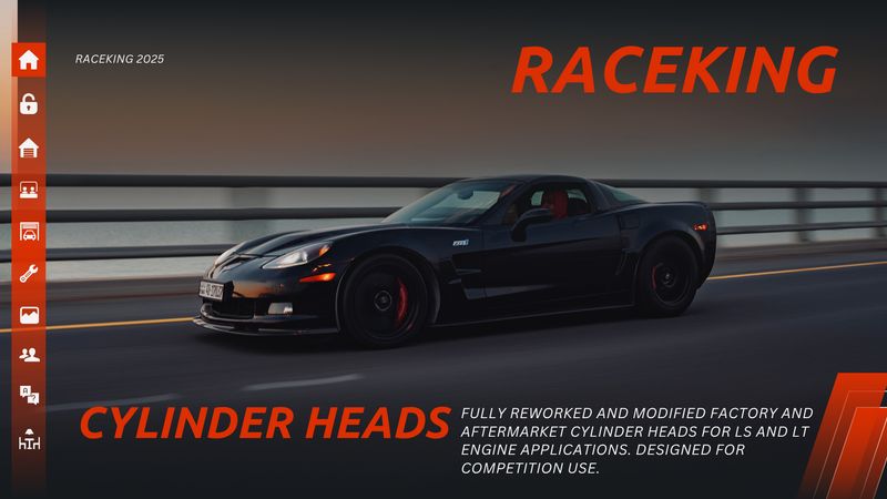 PAIR (2) LT1 L86 RACE KING FACTORY CYLINDER HEADS .700+ LIFT .020 DECK 1209X FOR STAGE 3-4 CAMSHAFT OR NFC4 THE FACTORY KING! FOR MAX N/A POWER.