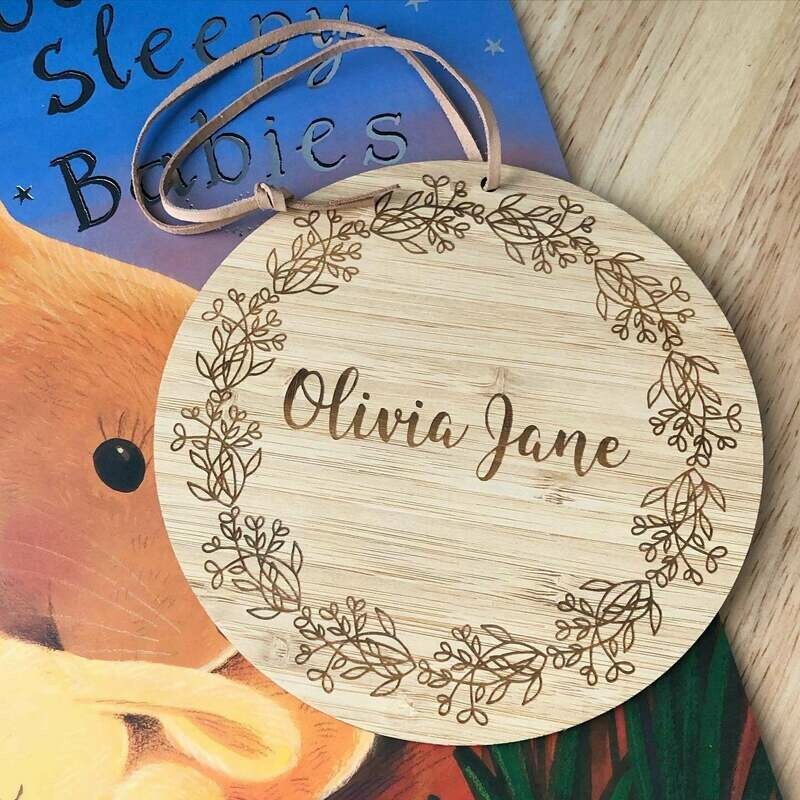 Personalised Timber Name Sign