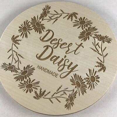 Flat lay sign | Custom Engraved Disc | Instagram Photo Prop | Business Sign | Custom Signs | Market Sign