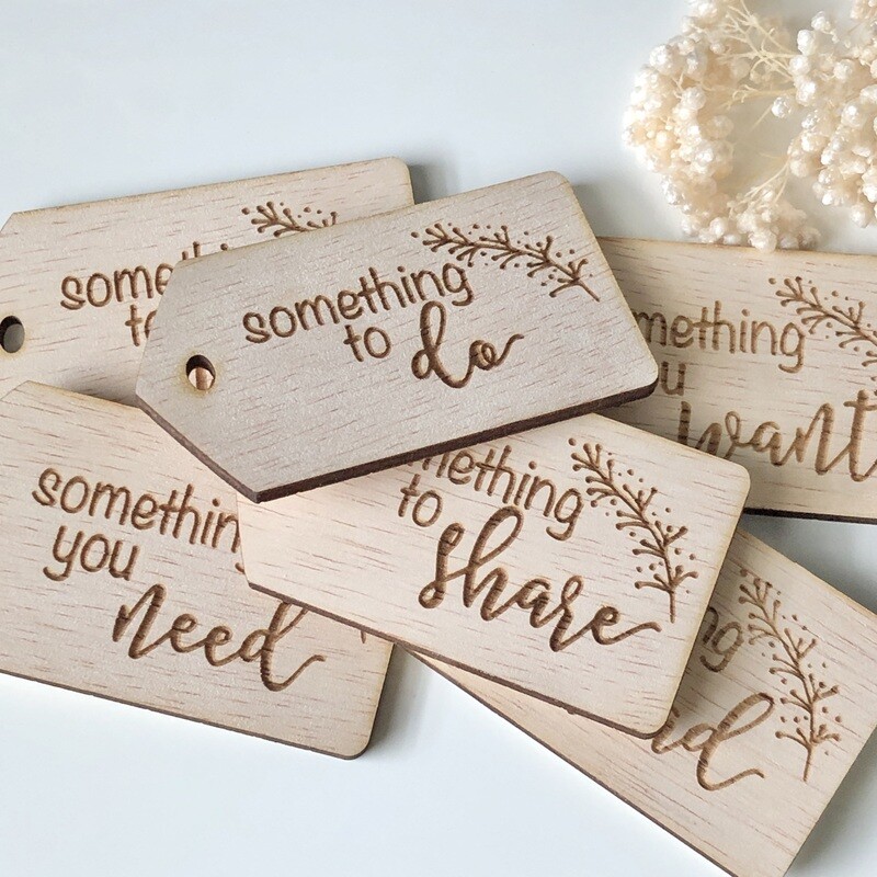 Need, Want, Read, Wear Tags