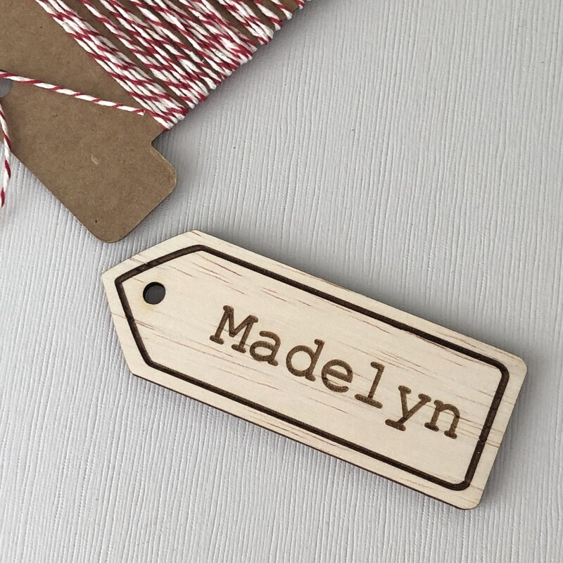 Personalised gift tags